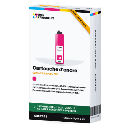 Cartouche compatible Epson 29XL Magenta T2993 700 p. | 1er Prix