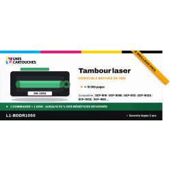 Tambour Compatible Brother DR-1050 Noir - 1er Prix