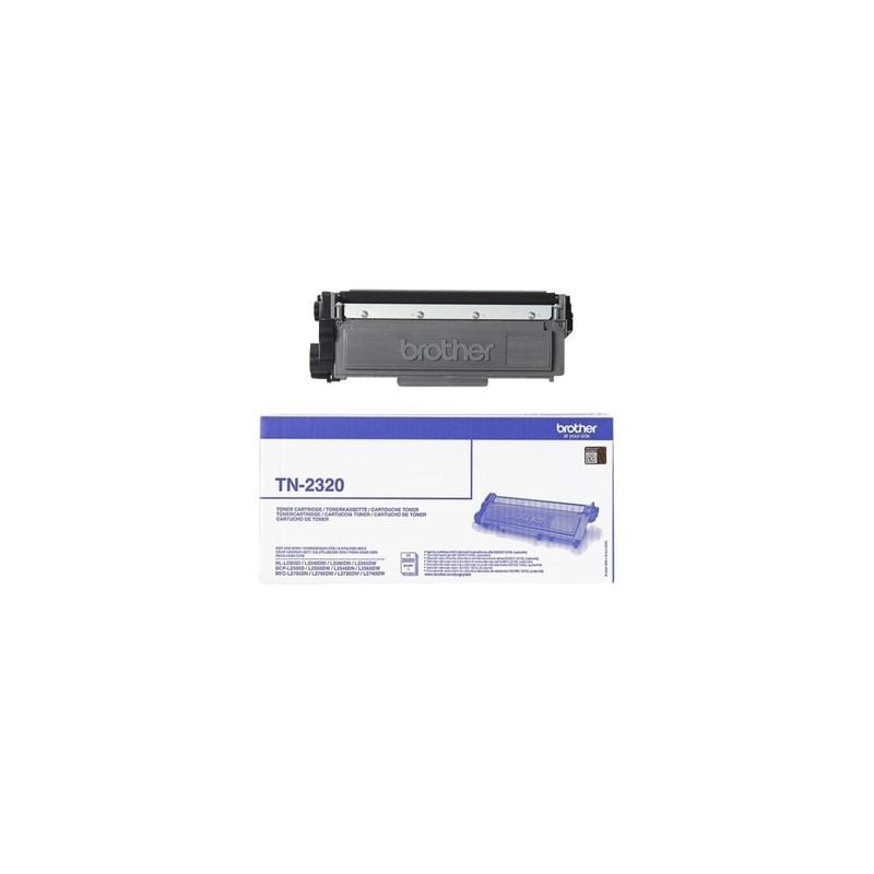 Cartouche TN-2320 Noir Origine pour Brother DCP-L 2500 Series
