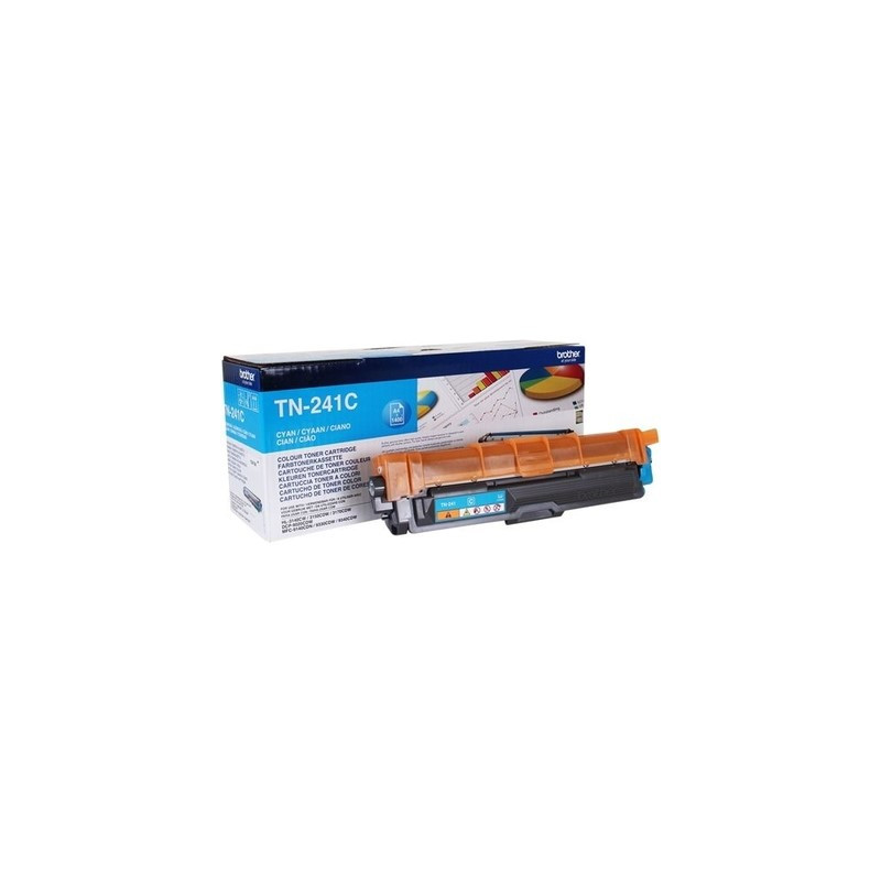 Cartouche TN-241C Cyan Origine Brother pour DCP-9015 CDW, HL-3140