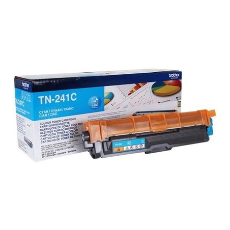 Cartouche TN-241C Cyan Origine Brother pour DCP-9015 CDW, HL-3140