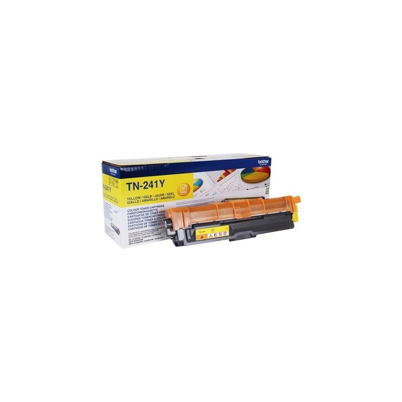 Cartouche Origine Jaune TN-241Y pour imprimantes Brother DCP-9015