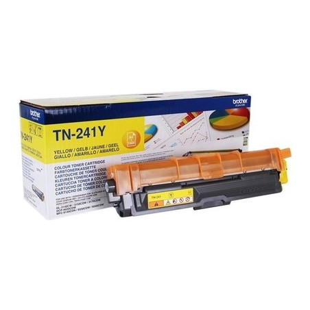 Cartouche Origine Jaune TN-241Y pour imprimantes Brother DCP-9015