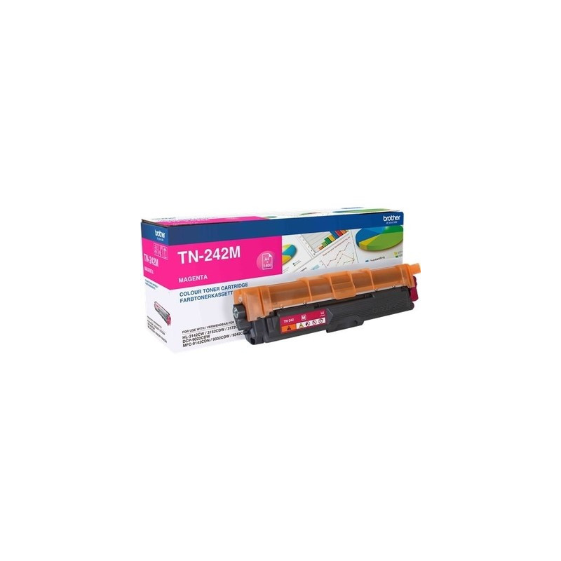 Cartouche TN-242M Magenta Origine Brother – Conforme à vos imprimantes
