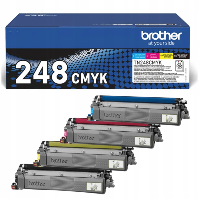 Toner Brother TN-248 Original - Noir - 1000 pages - Gamme Origine