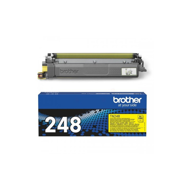 Toner Original Brother TN-248Y Jaune – Conforme et fiable