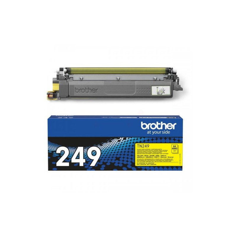 Toner Original Brother TN-249Y Jaune - Conforme aux imprimantes