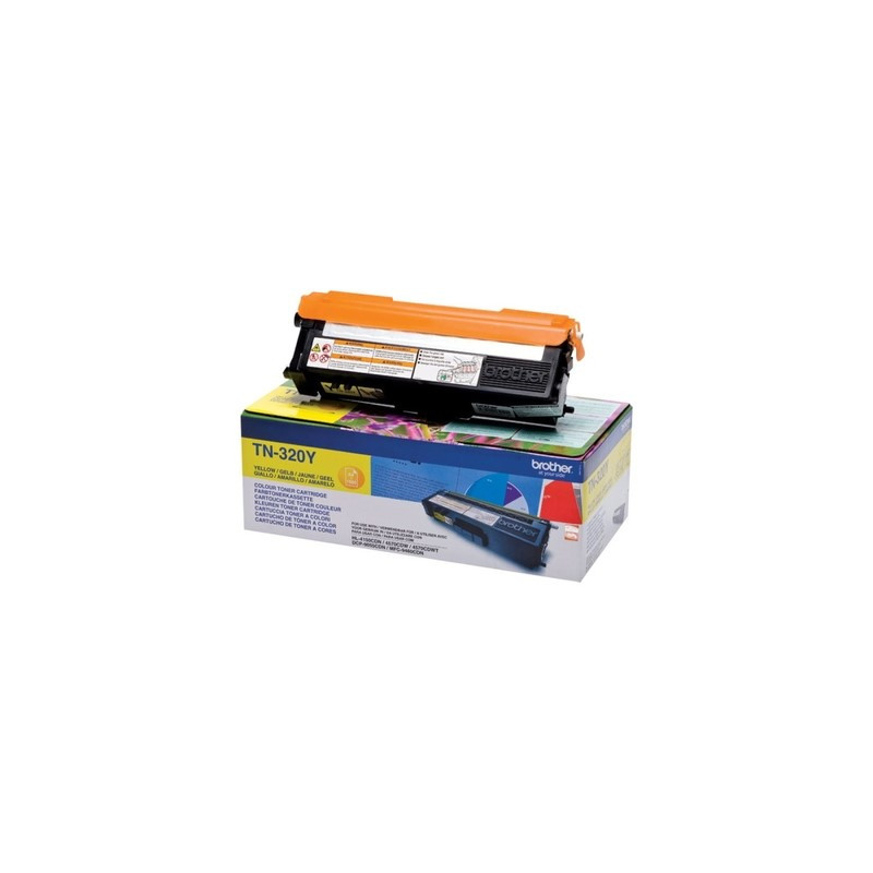Brother TN-320 Jaune - Toner Laser Originale