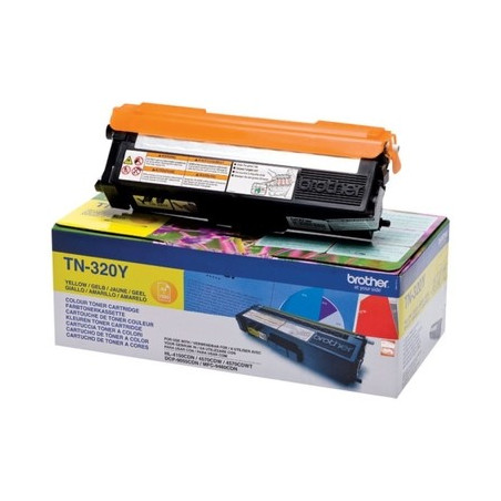 Brother TN-320 Jaune - Toner Laser Originale