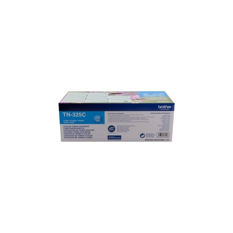 Toner Laser Origine Brother TN-325 Cyan - Cartouche OEM