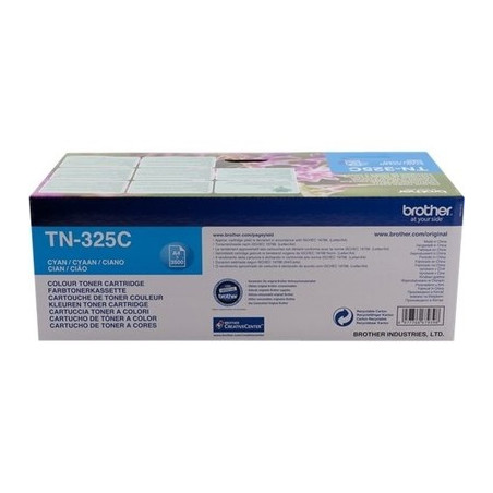 Toner Laser Origine Brother TN-325 Cyan - Cartouche OEM