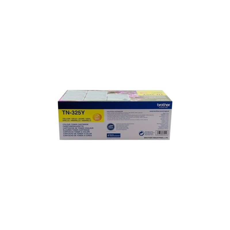 Toner Original Brother TN-325 Jaune - Conforme et fiable