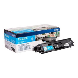 Cartouche TN-326C Origine Brother, cyan, 3500 pages, garantie 2 ans