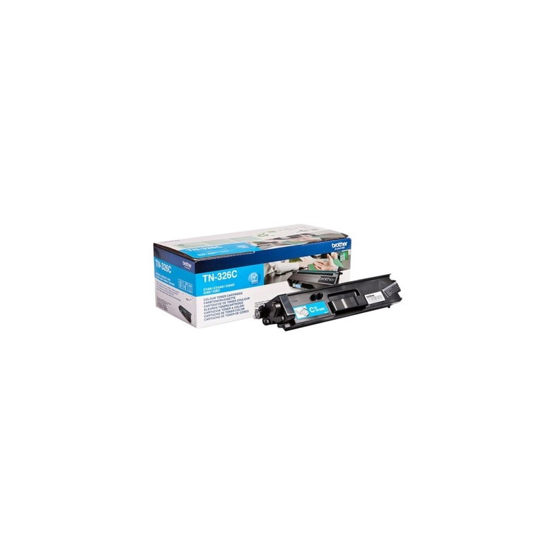 Cartouche TN-326C Origine Brother, cyan, 3500 pages, garantie 2 ans