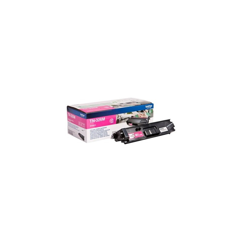 Cartouche TN-326M Magenta Origine Brother pour imprimantes listées