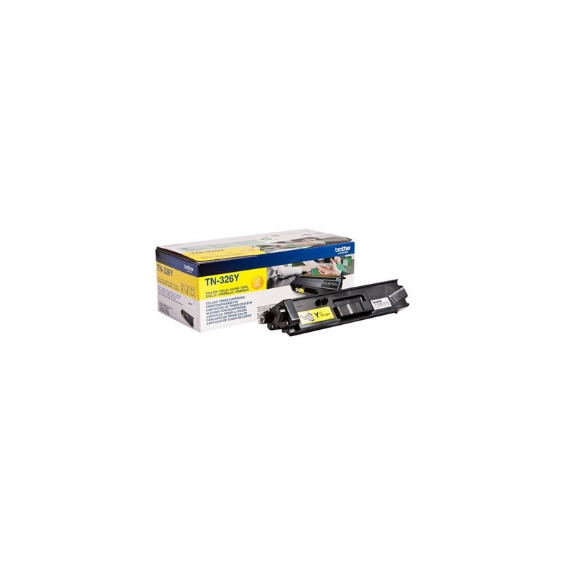 Cartouche TN-326Y Origine Brother – jaune – pour imprimantes Brother