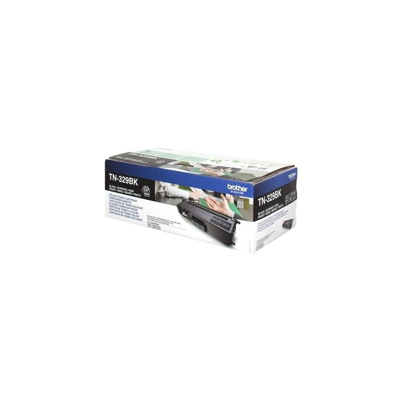 Cartouche TN-329BK Origine Brother pour imprimantes DCP-L 8450 CDW