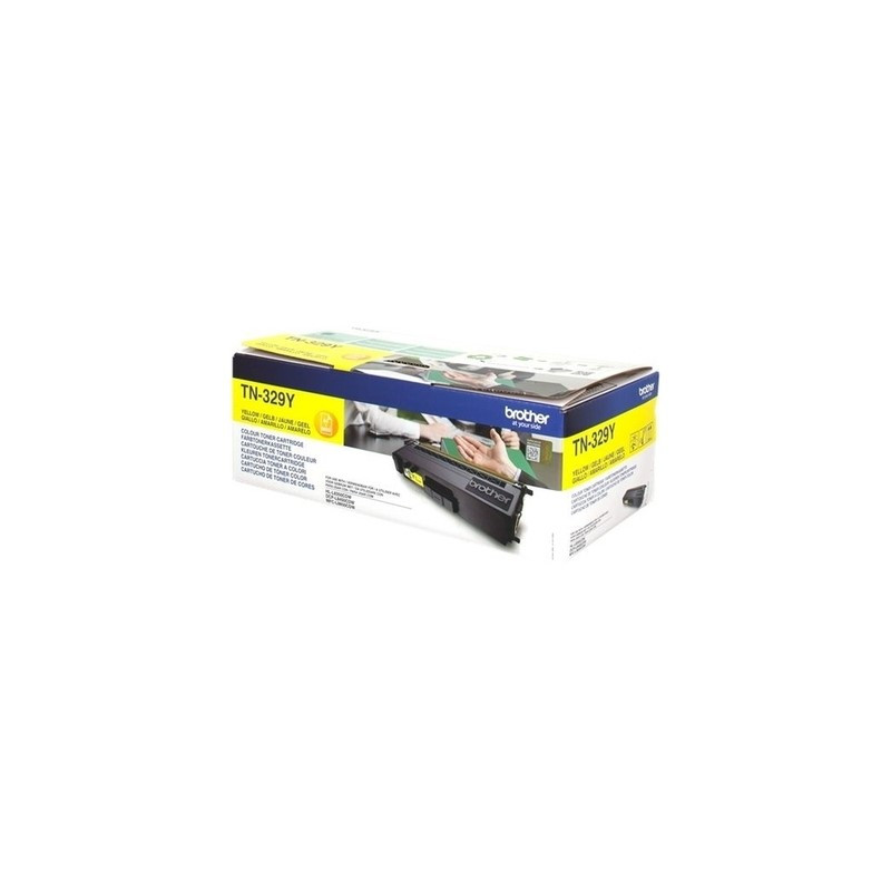TN-329Y Jaune – Cartouche Origine Brother pour imprimantes laser