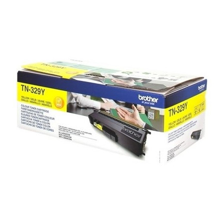 TN-329Y Jaune – Cartouche Origine Brother pour imprimantes laser