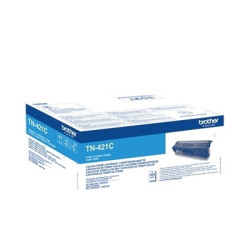 Cartouche TN-421 Cyan Origine Brother pour imprimantes sélectionnées