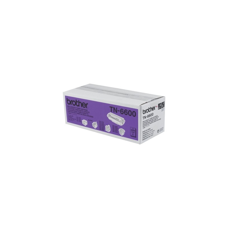 Toner Laser Originale Brother TN-6600 Noir pour imprimantes Brother