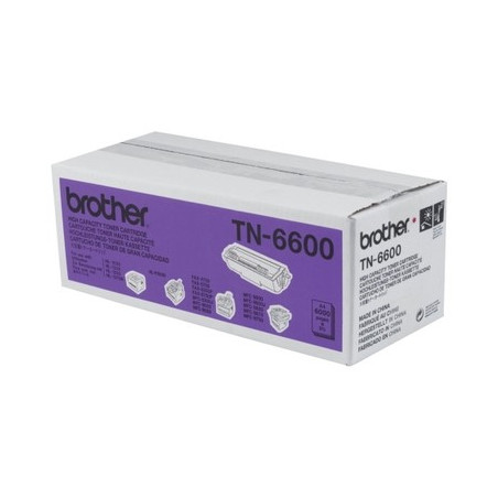 Toner Laser Originale Brother TN-6600 Noir pour imprimantes Brother
