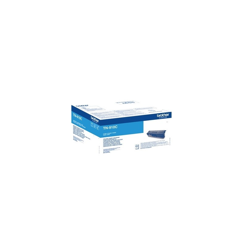 Toner Original Brother TN-910C Cyan – Conforme et calibré pour vos