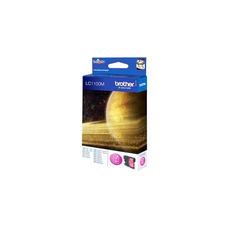 Cartouche d'encre originale Brother LC1100M Magenta (1100) – Conforme