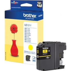Cartouche Jaune Originale Brother LC121Y 121Y - Conforme et fiable