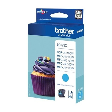 Brother LC123CY Cyan - Cartouche d'encre Originale 123 pour