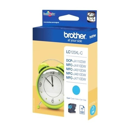 Cartouche Origine Brother 125XLC Cyan - Conforme et fiable