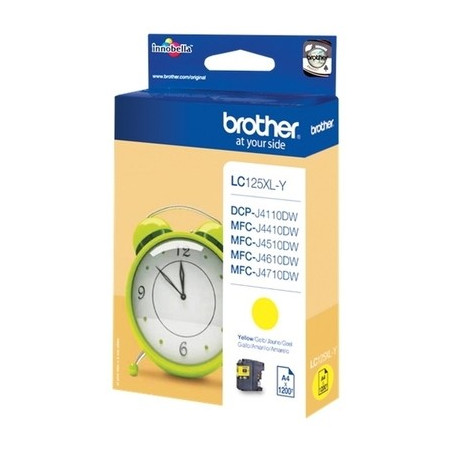 Cartouche Jaune Origine Brother 125XLY - Conforme et fiable