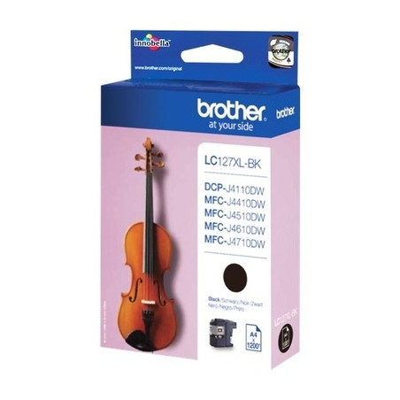 Cartouche Noire Brother LC127XLBK (127XLBK) Origine - Référence Exacte