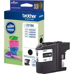 Cartouche Origine Brother LC221BK 221BK Noir - OEM