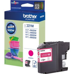 Cartouche D'origine Brother LC221M Magenta (221M) - Conforme et