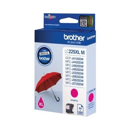 Cartouche D'ORIGINE Brother 225 Magenta - Conforme et reconnue