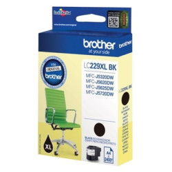 Cartouche Originale Brother 229XLBK Noir - Référence Constructeur