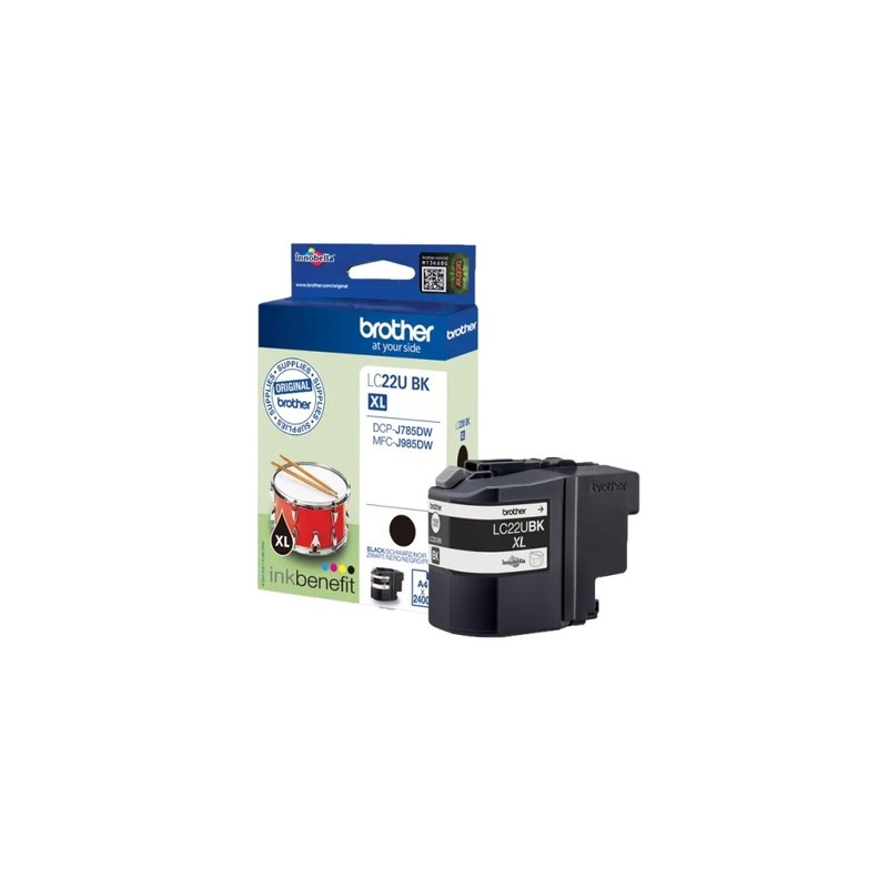 Cartouche D'encre Originale Brother 22UBK Noir - OEM