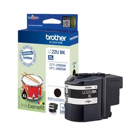 Cartouche D'encre Originale Brother 22UBK Noir - OEM