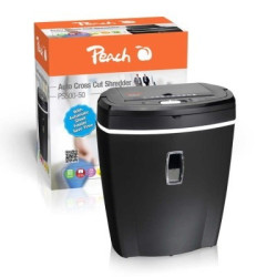 Peach PS500-50 - Destructeur coupe croiée avec chargeur automatique de