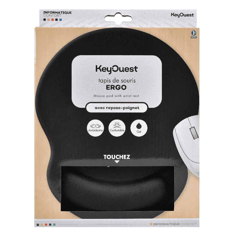 KEY OUEST TAPIS DE SOURIS ERGONOIR