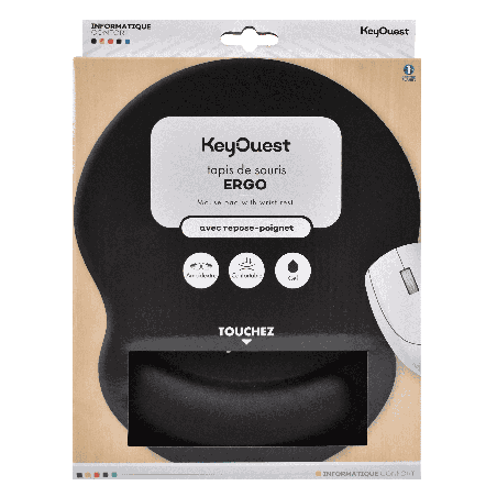 KEY OUEST TAPIS DE SOURIS ERGONOIR