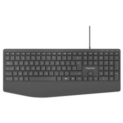 Clavier eKOgreen recyclé Filaire Confort - 1,50m - Noir