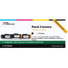Pack 3 toners compatibles HP CF226A / 26A Noir 3100 p. | 1er Prix