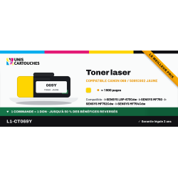 Toner compatible Canon 069 Jaune 5091C002 1900 pages | 1er Prix