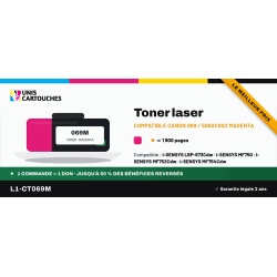 Toner compatible Canon 069 Magenta 5092C002 1900 pages | 1er Prix