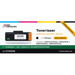 Toner compatible Canon 069H Noir 5098C002 7600 pages | 1er Prix
