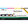 Pack 3 toners compatibles HP 05A CE505A Noir 6900 pages | 1er Prix