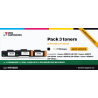 Pack 3 toners compatibles HP 05X CE505X Noir 19500 pages | 1er Prix