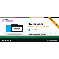 Toner compatible HP 507A CE401A Cyan 6000 pages | 1er Prix